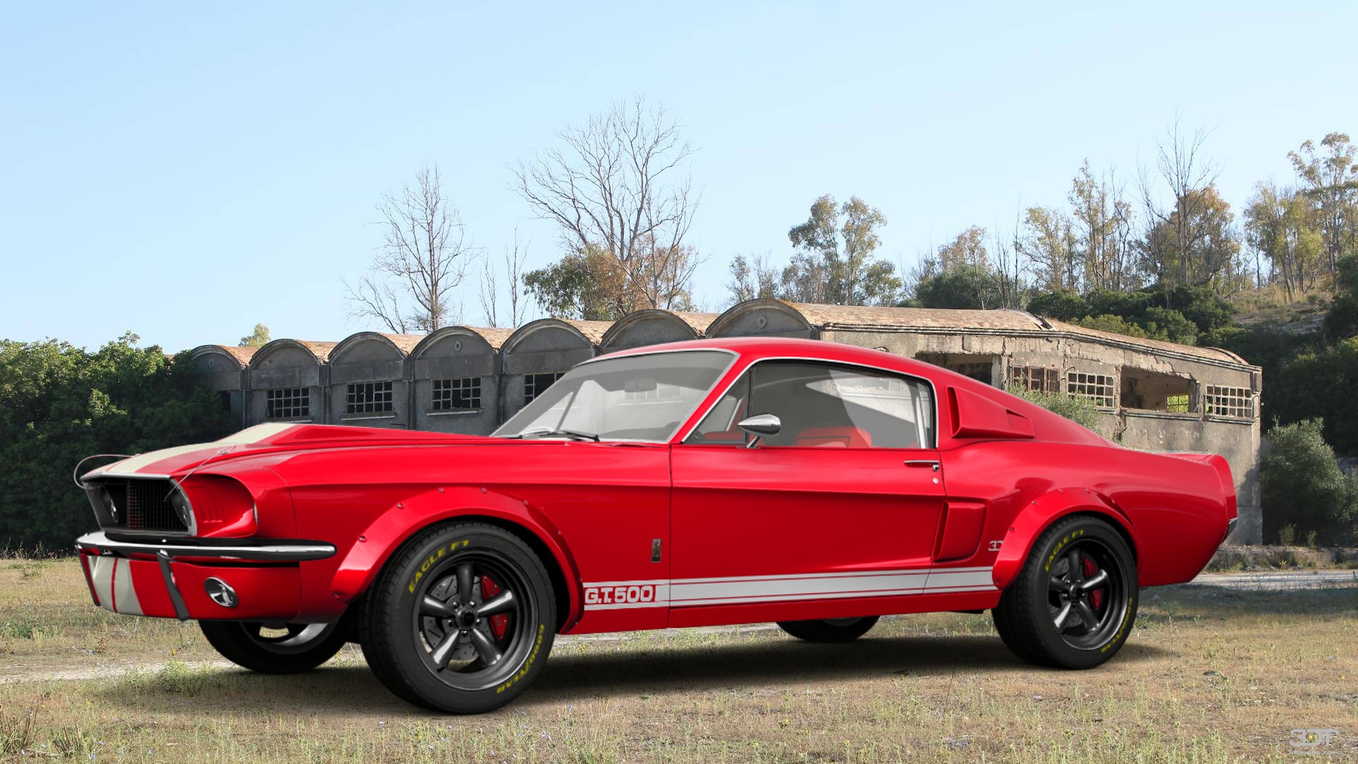 Mustang GT500 2 Door Coupe 1968 tuning