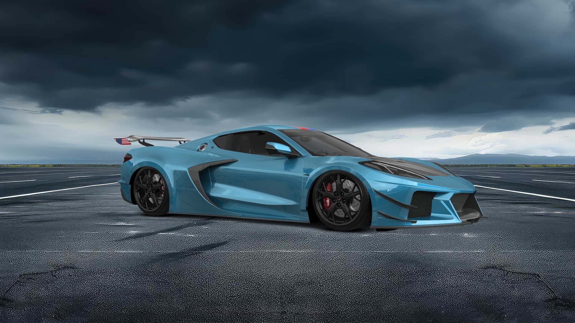 Chevrolet Corvette 2 door targa top 2020 tuning