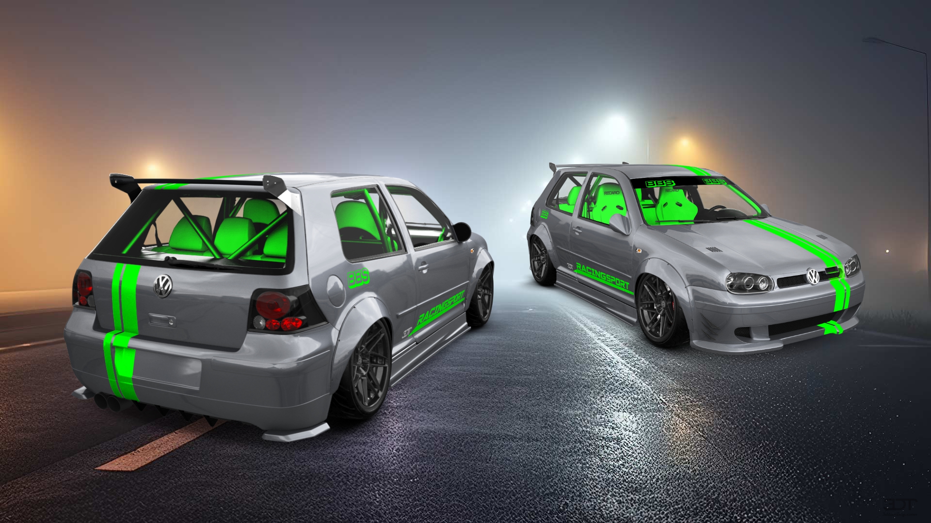 Volkswagen Golf 4 (mk4) 3 Door Hatchback 1997 tuning