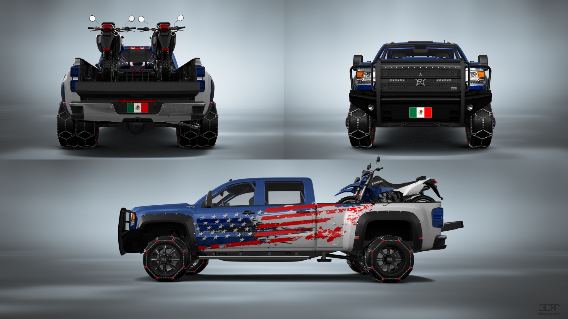 GMC Sierra 3500 HD Crew Cab 4 Door pickup truck 2015 tuning