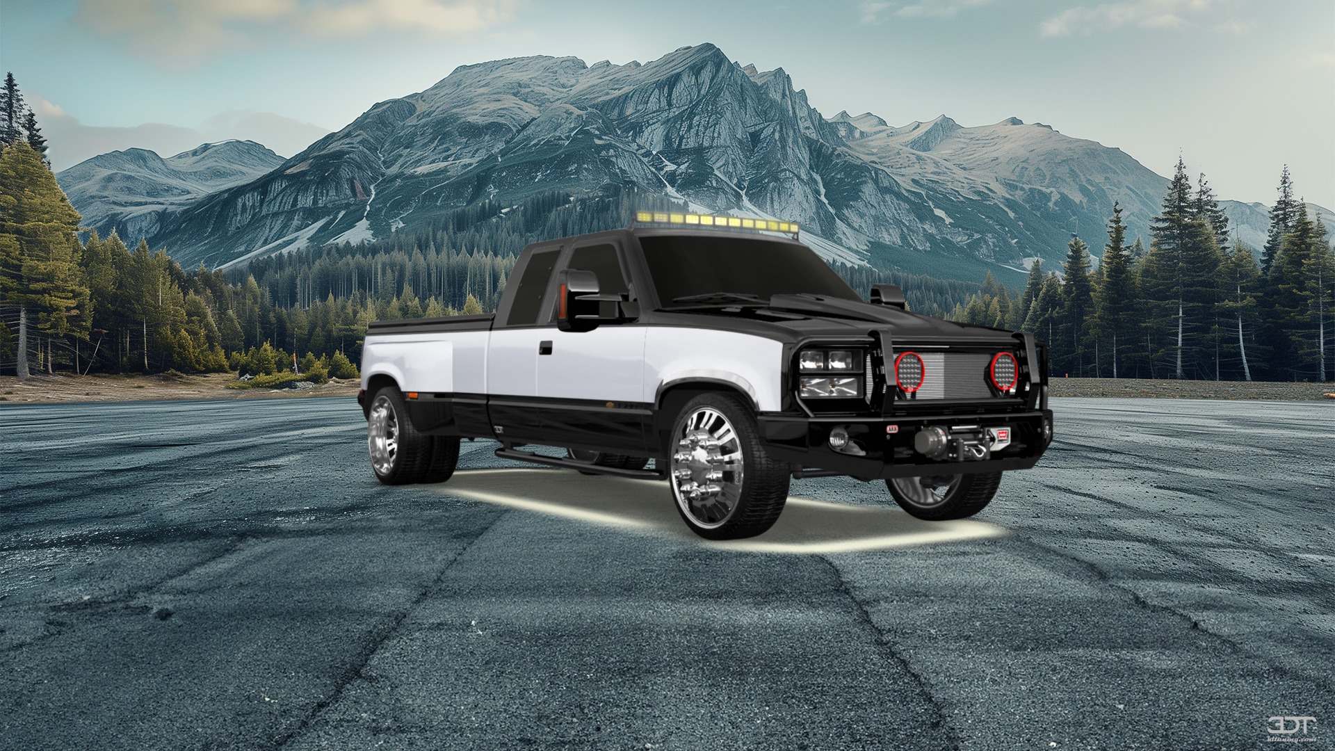 Chevrolet K3500 Extended Cab Pickup Truck 1988