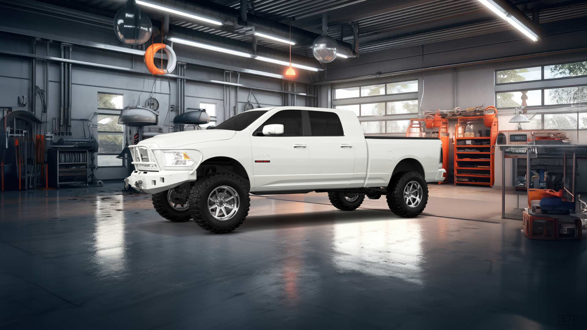 Dodge Ram 2500 Mega Cab 6.4 ft box 4 Door pickup truck 2010