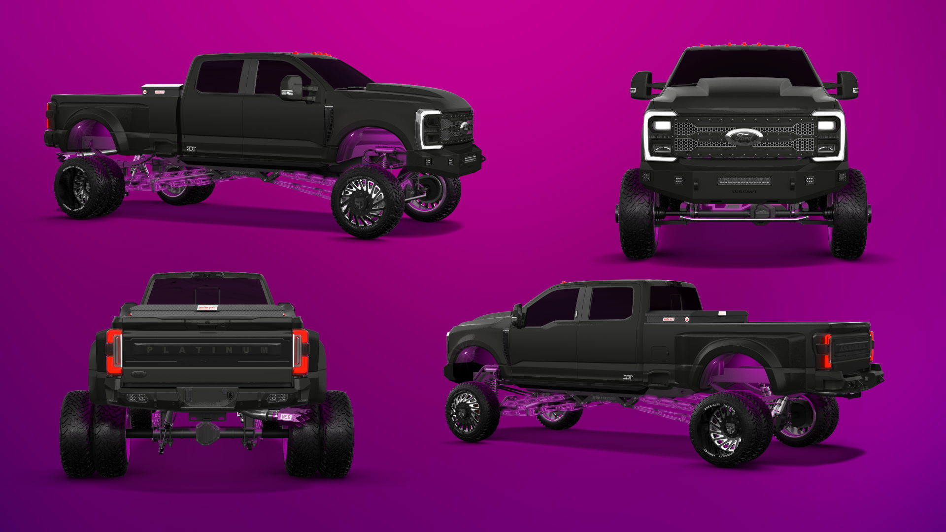 Ford F-350 DRW Crew Cab 4 Door pickup truck 2023 tuning