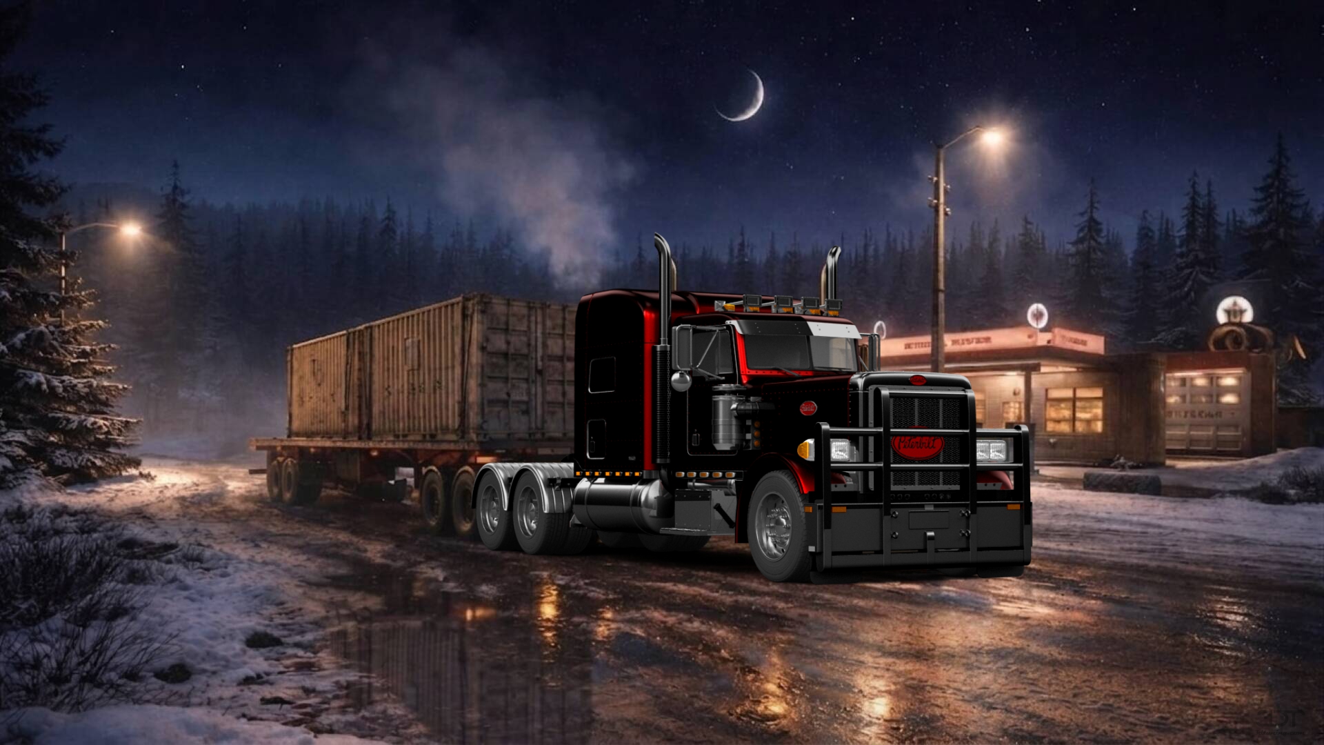 Peterbilt 359 Truck 1987 tuning