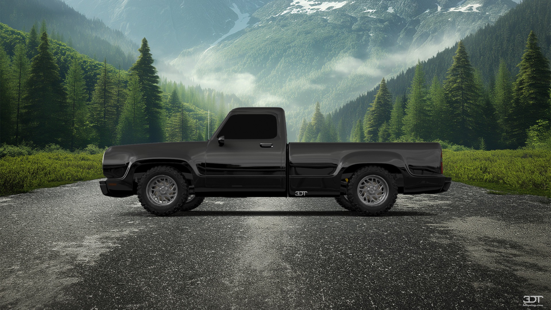 Dodge Power Wagon W200 2 Door pickup truck 1972 tuning