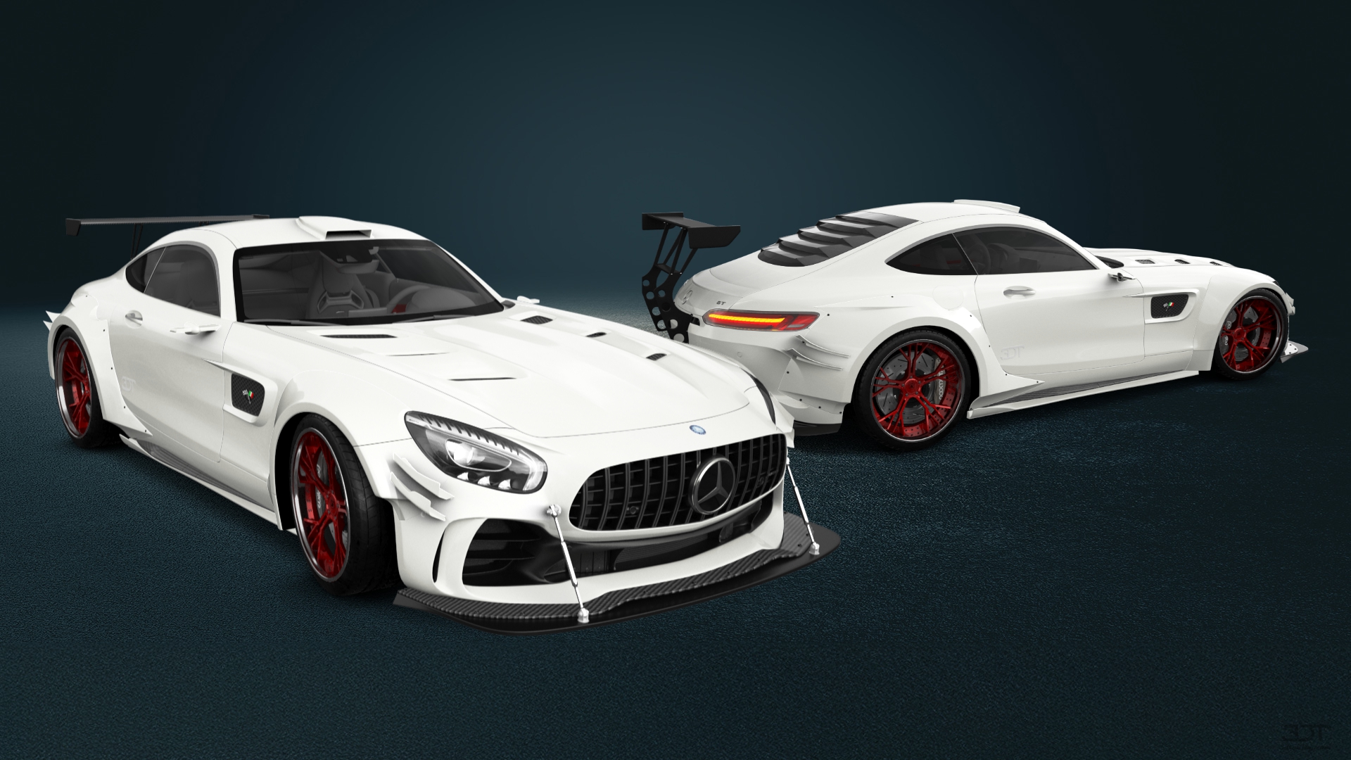Mercedes AMG GT 2 door fastback coupe 2015 tuning