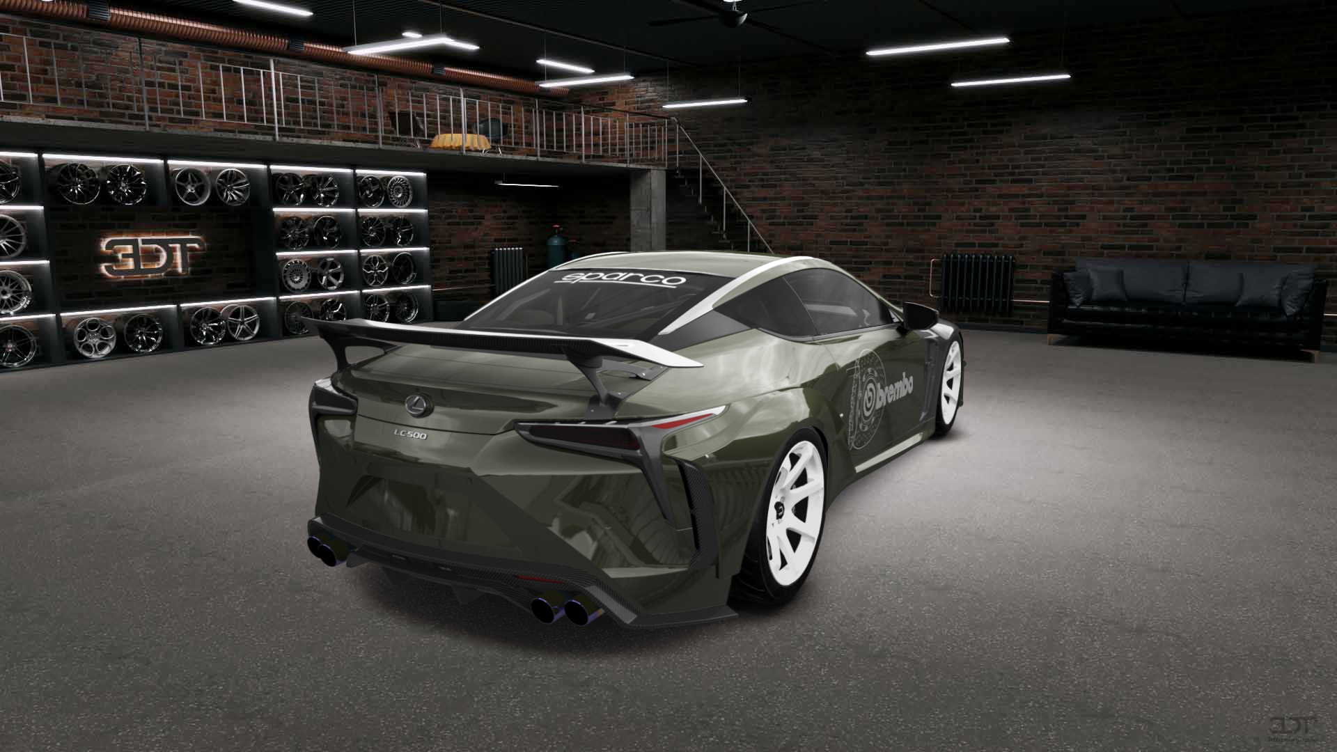 Lexus LC500 2 door fastback coupe 2017 tuning