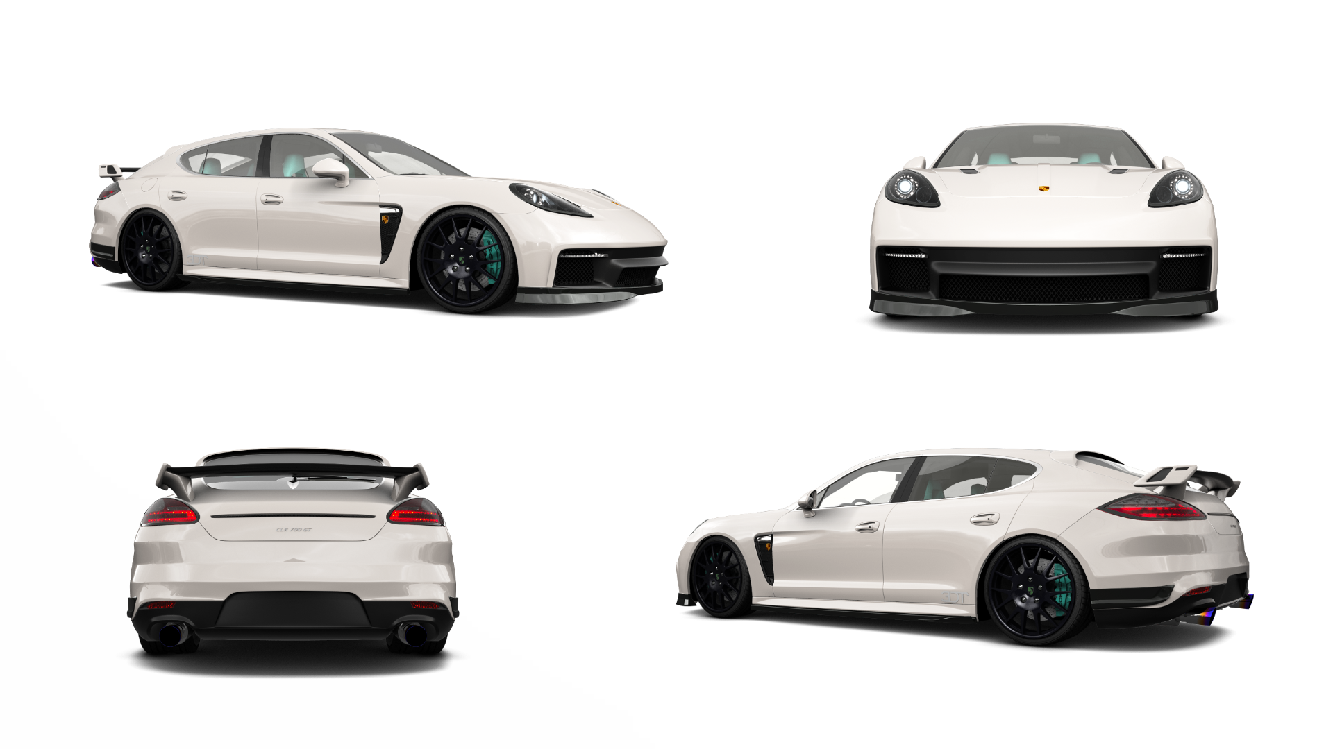 Porsche Panamera 4 door fastback saloon 2011 tuning