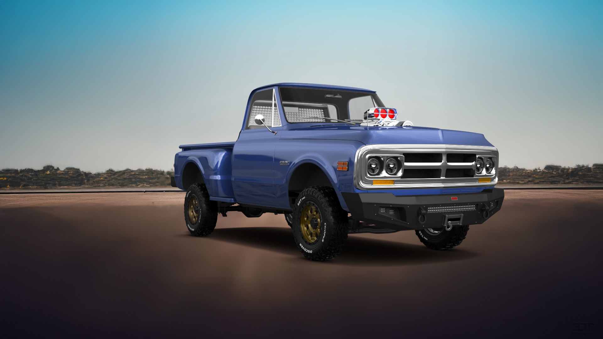 GMC K1500 2 Door pickup truck 1971 tuning