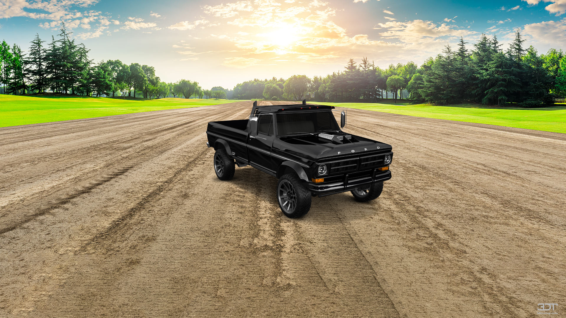 Ford F-250 2 Door pickup truck 1971