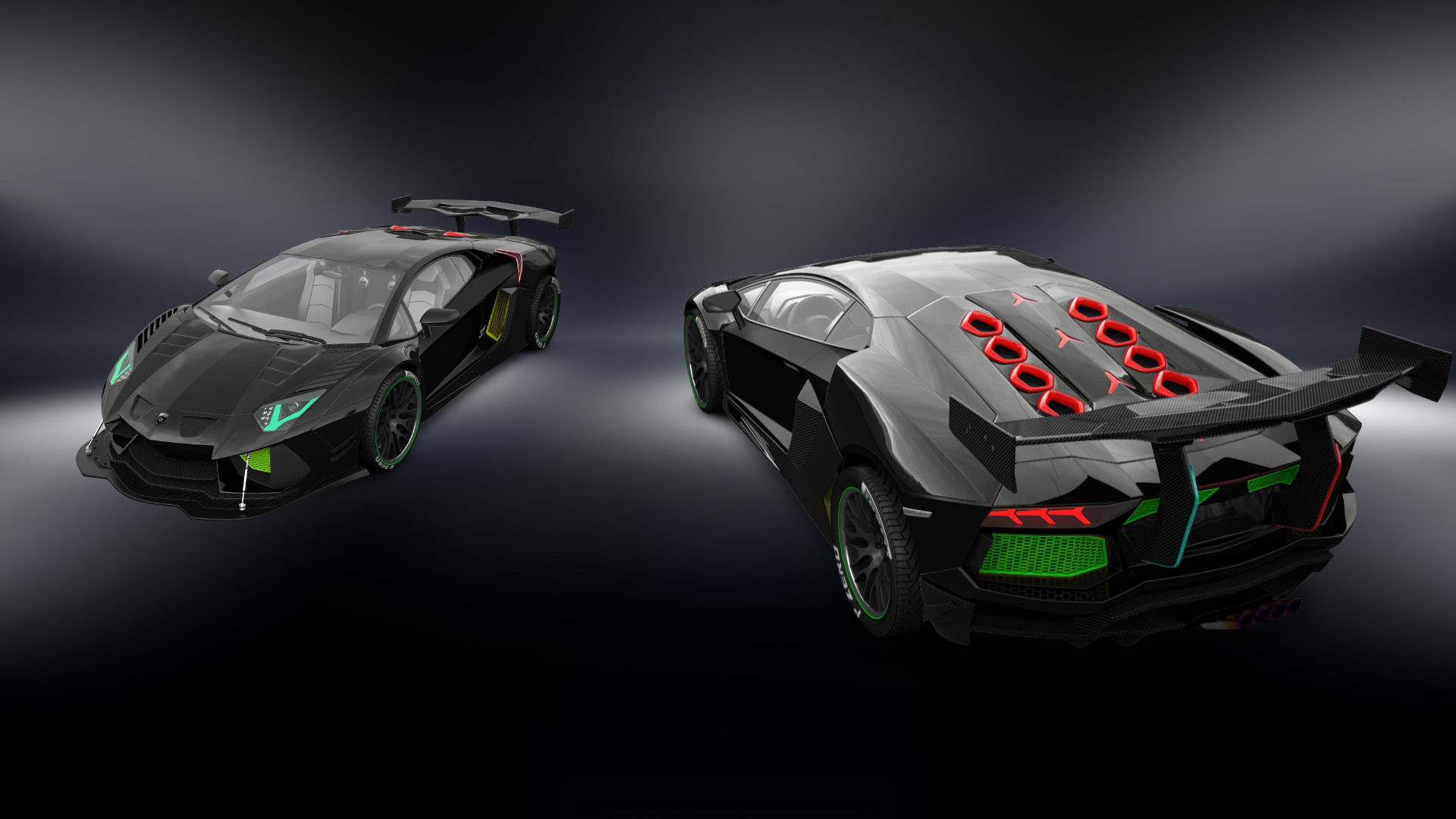 Lamborghini Aventador 2 Door Coupe 2012 tuning