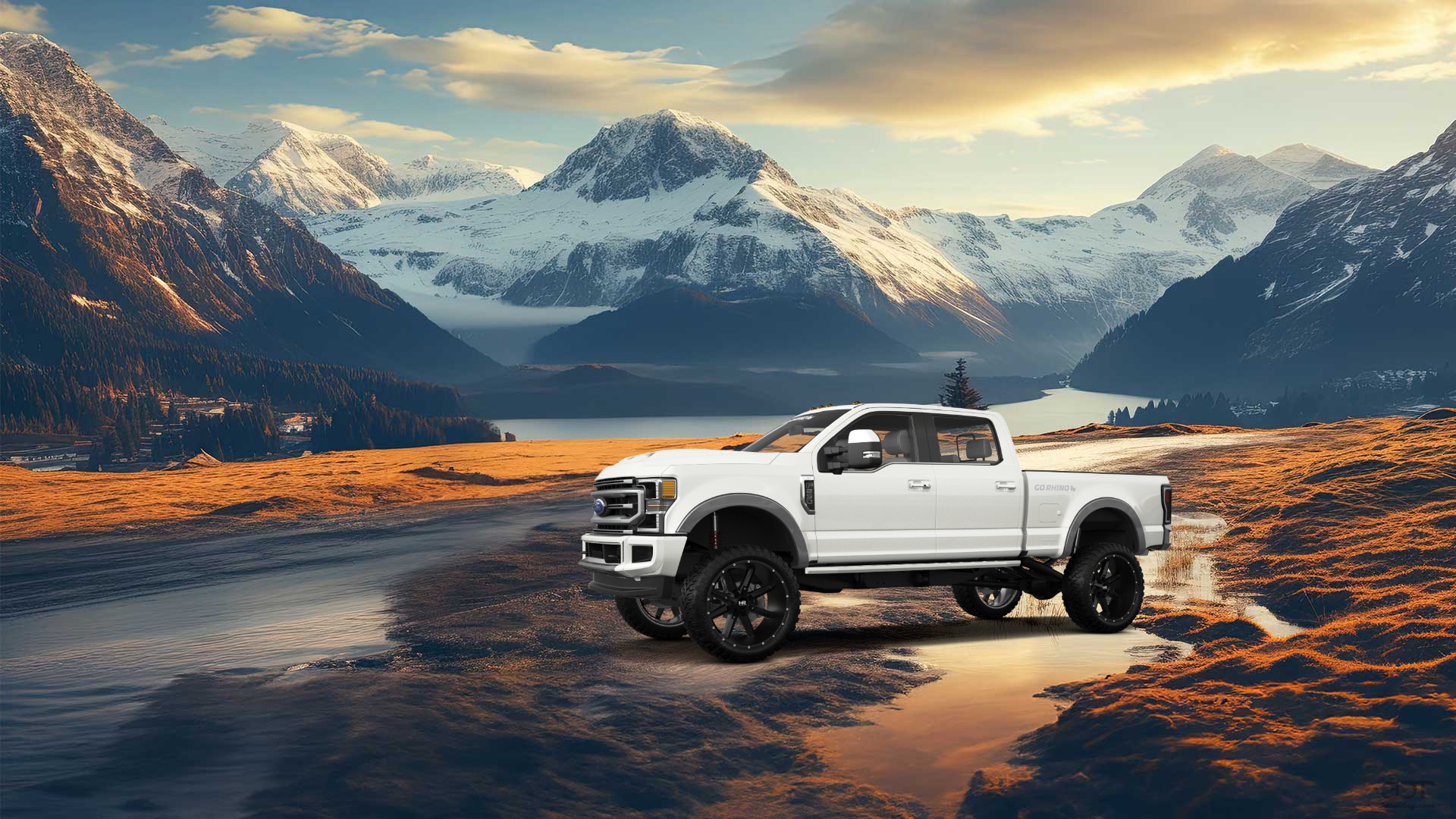 Ford F-250 4 Door pickup truck 2021 tuning