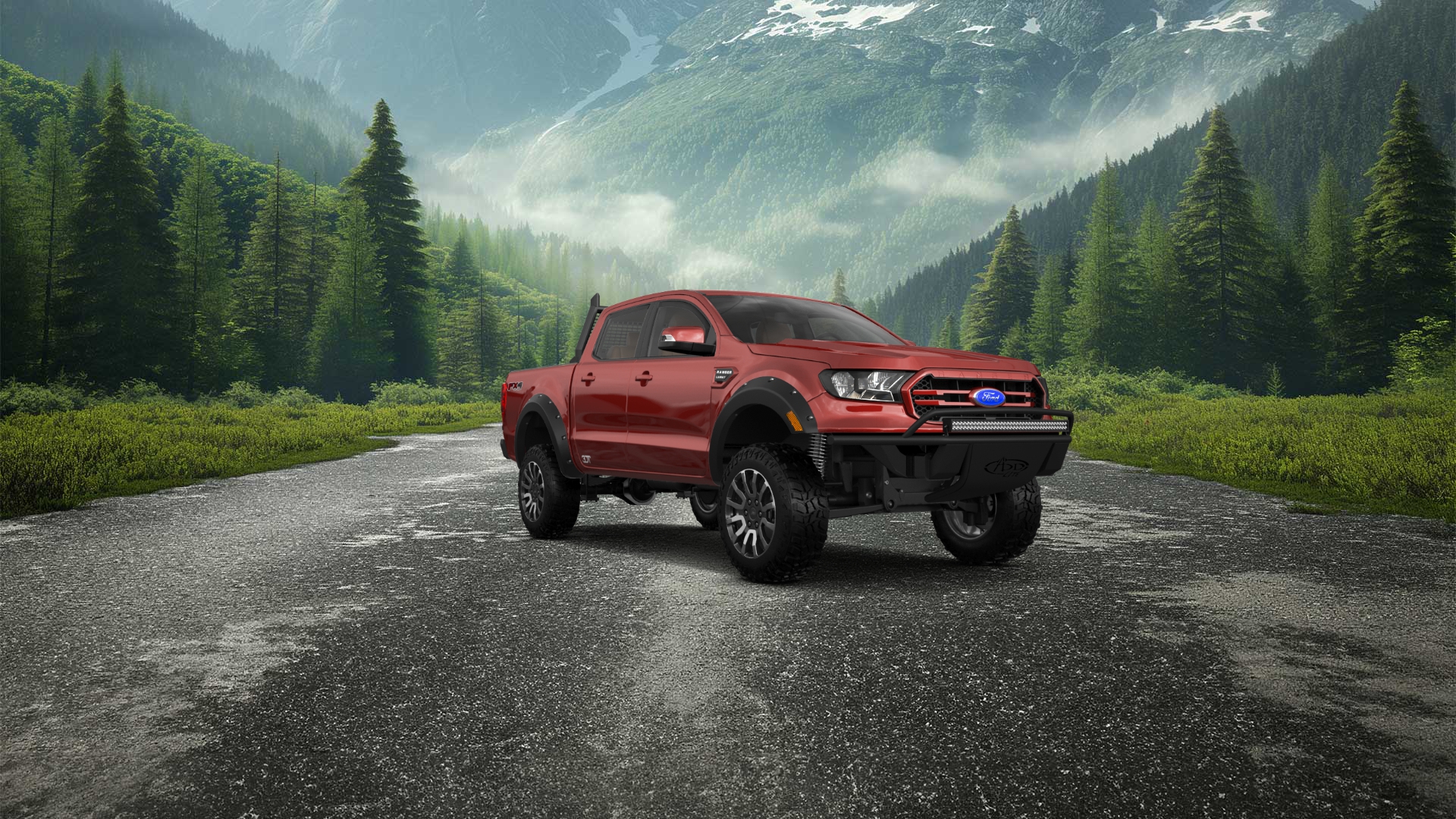 Ford Ranger 4 Door pickup truck 2019 Images