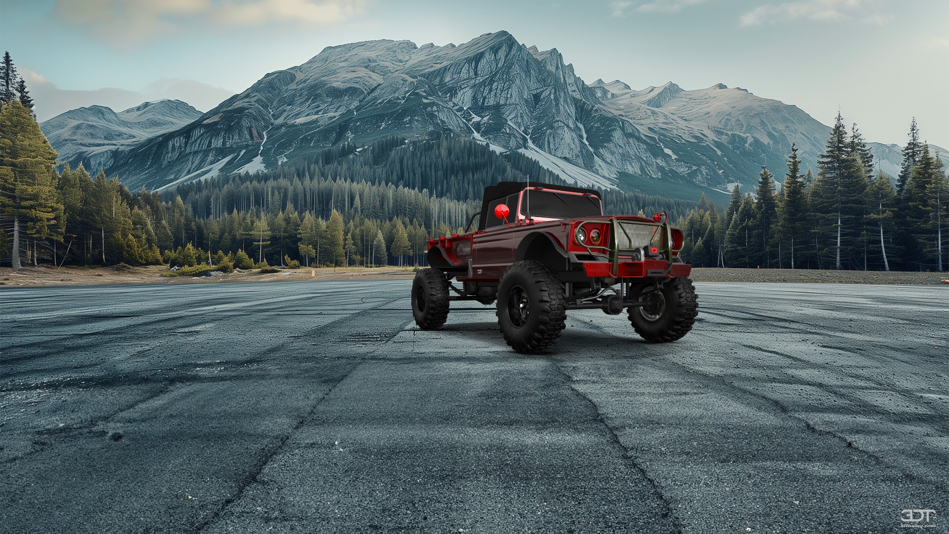 Tuning Jeep Kaiser M715 2 Door pickup truck 1968
