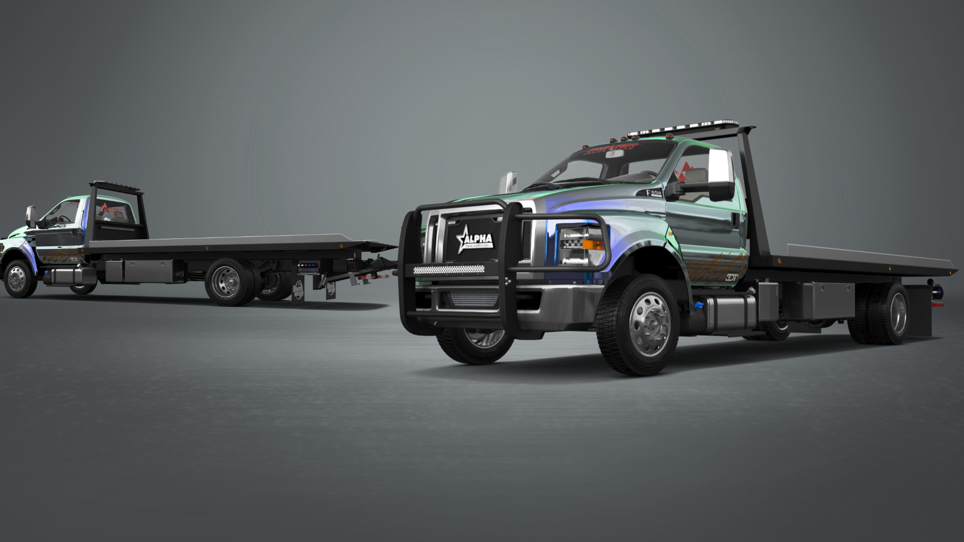 Ford F-650 Tow Truck Pickup 2016 tuning