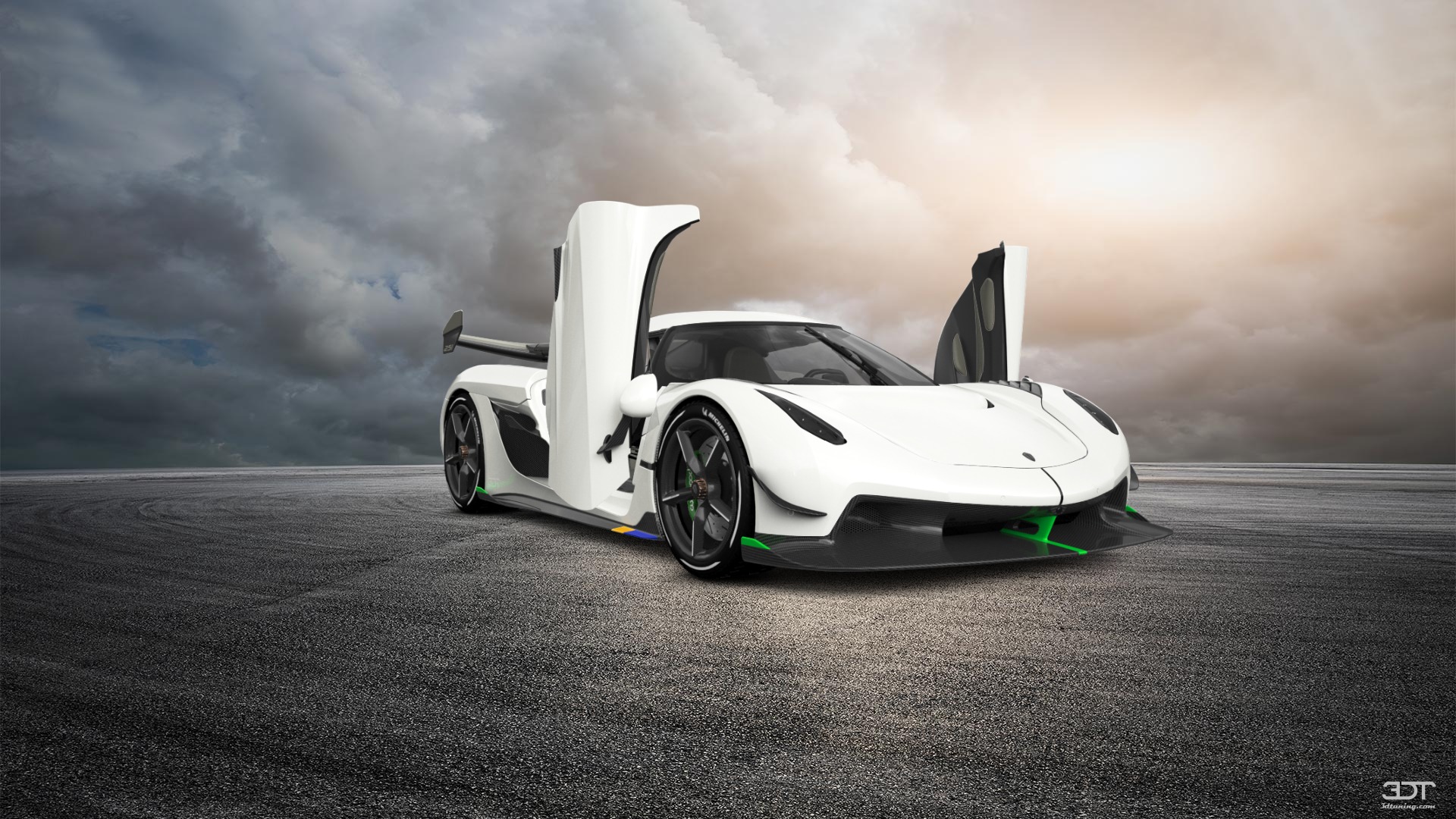Koenigsegg Jesko 2 door targa top 2020