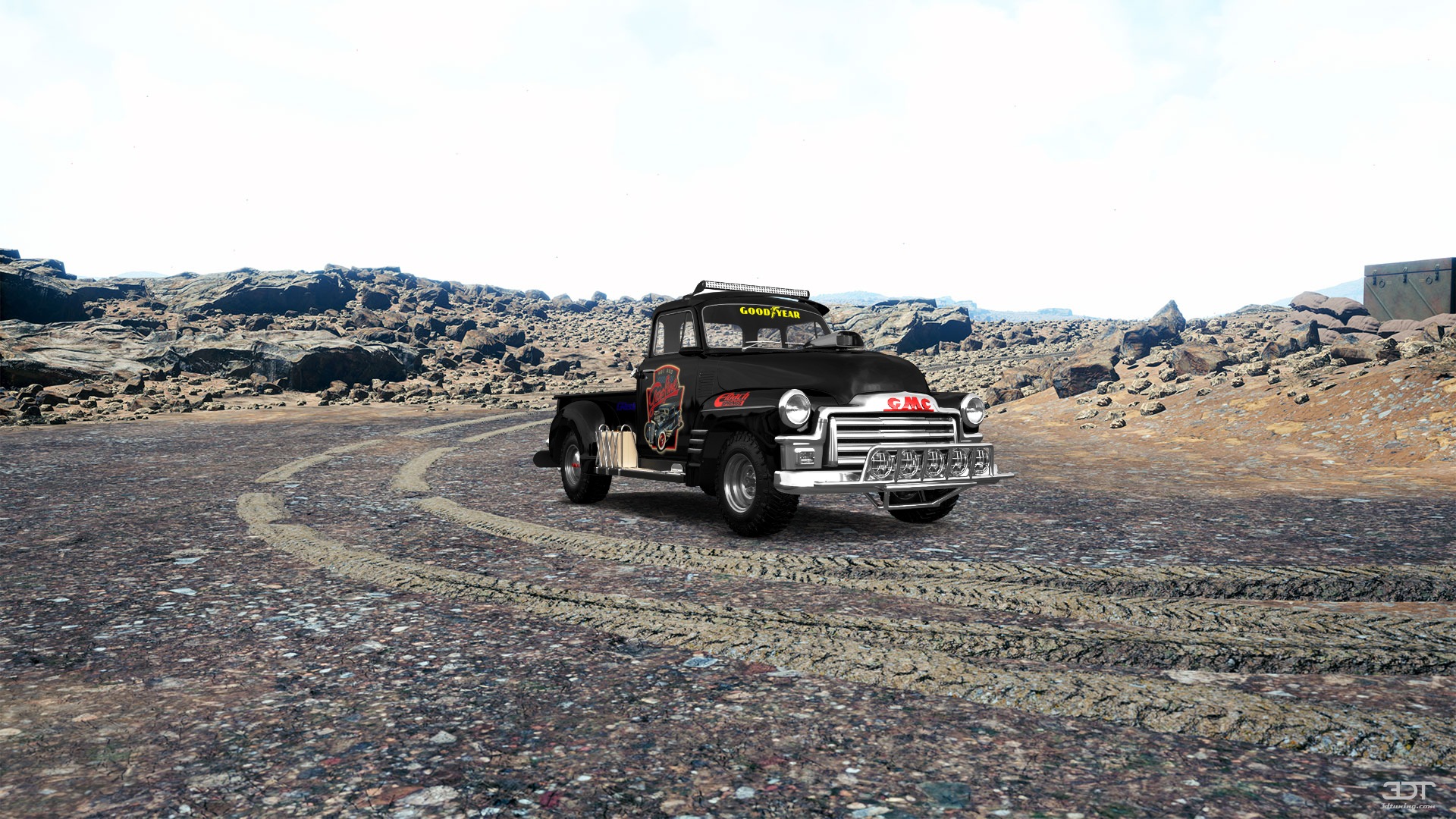 GMC 100 Stepside 2 Door pickup truck 1954 tuning
