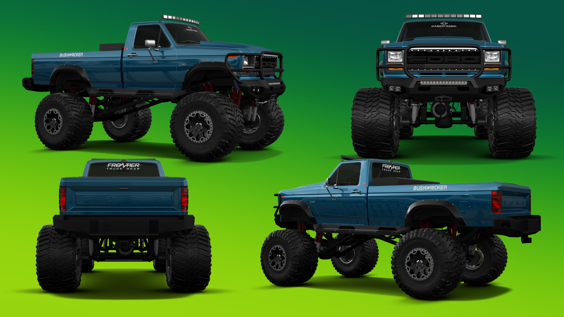 Ford F-150 2 Door pickup truck 1986