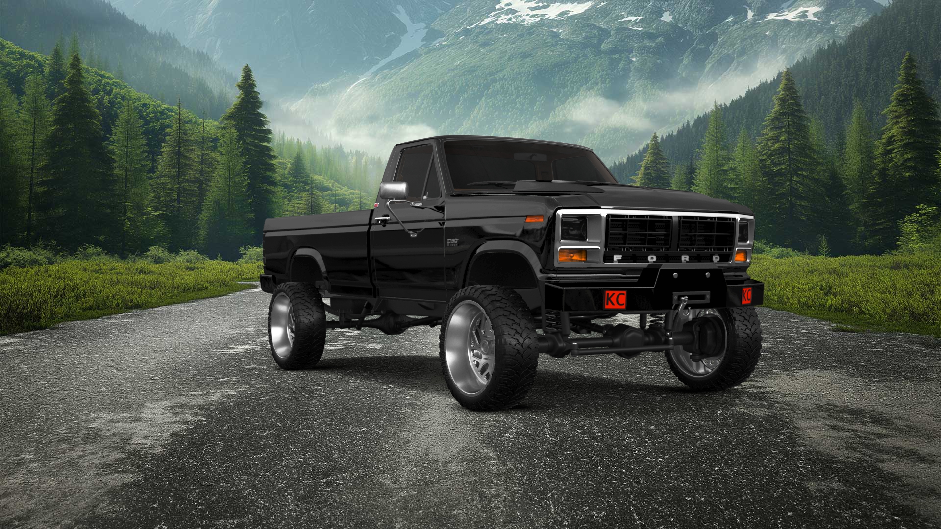 Ford F-150 2 Door pickup truck 1986