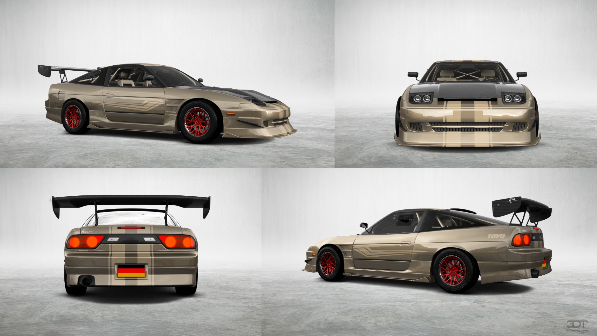 Nissan 240SX 3 Door Hatchback 1989 tuning