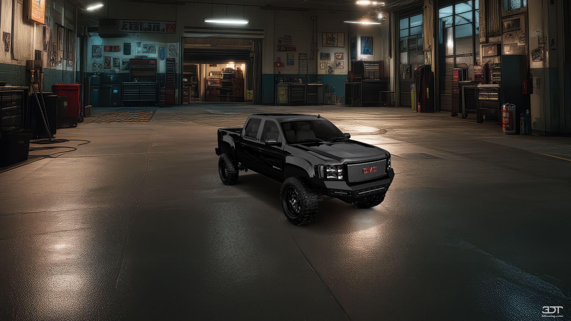 GMC Sierra 1500 Crew Cab 5.8 ft box 4 Door pickup truck 2007 tuning