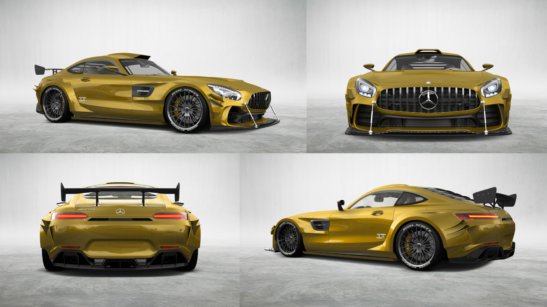 Mercedes AMG GT 2 door fastback coupe 2015 tuning