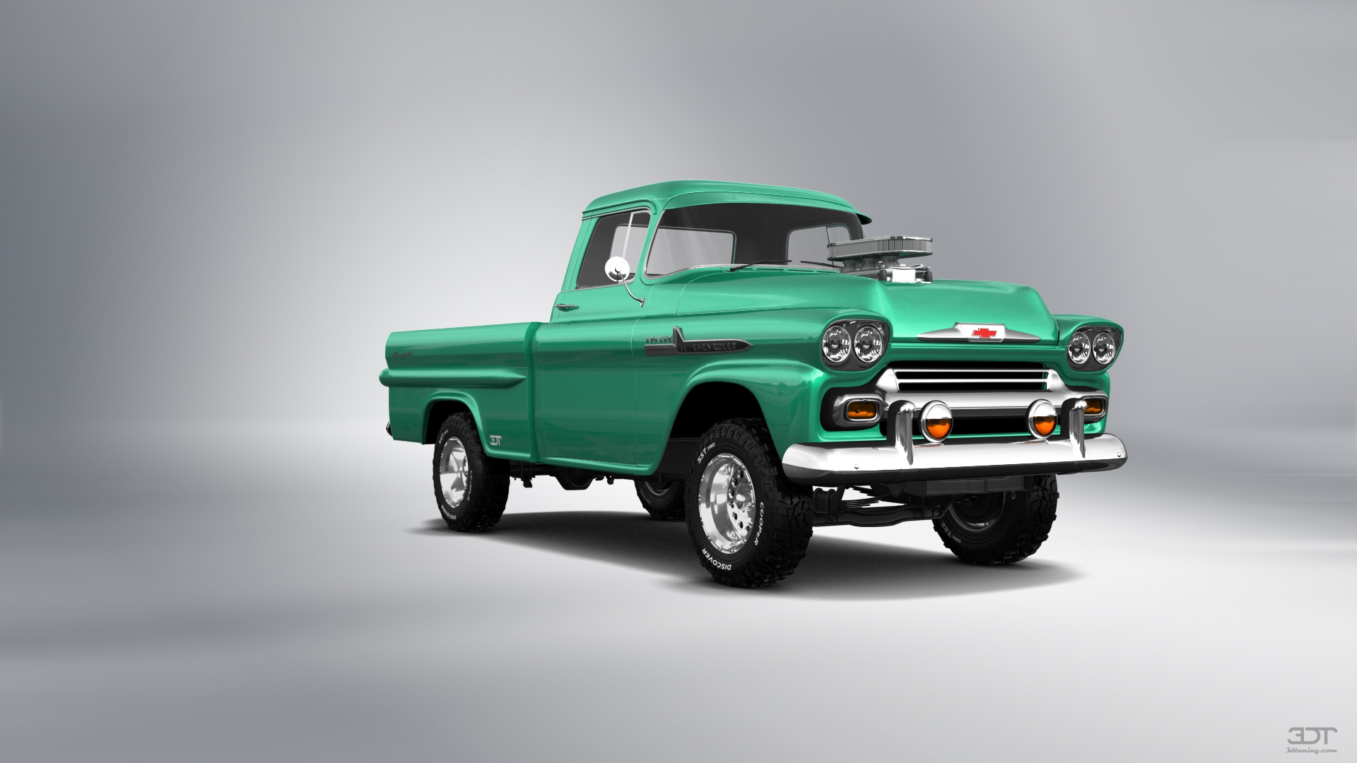 Chevrolet Apache 2 Door pickup truck 1958 tuning