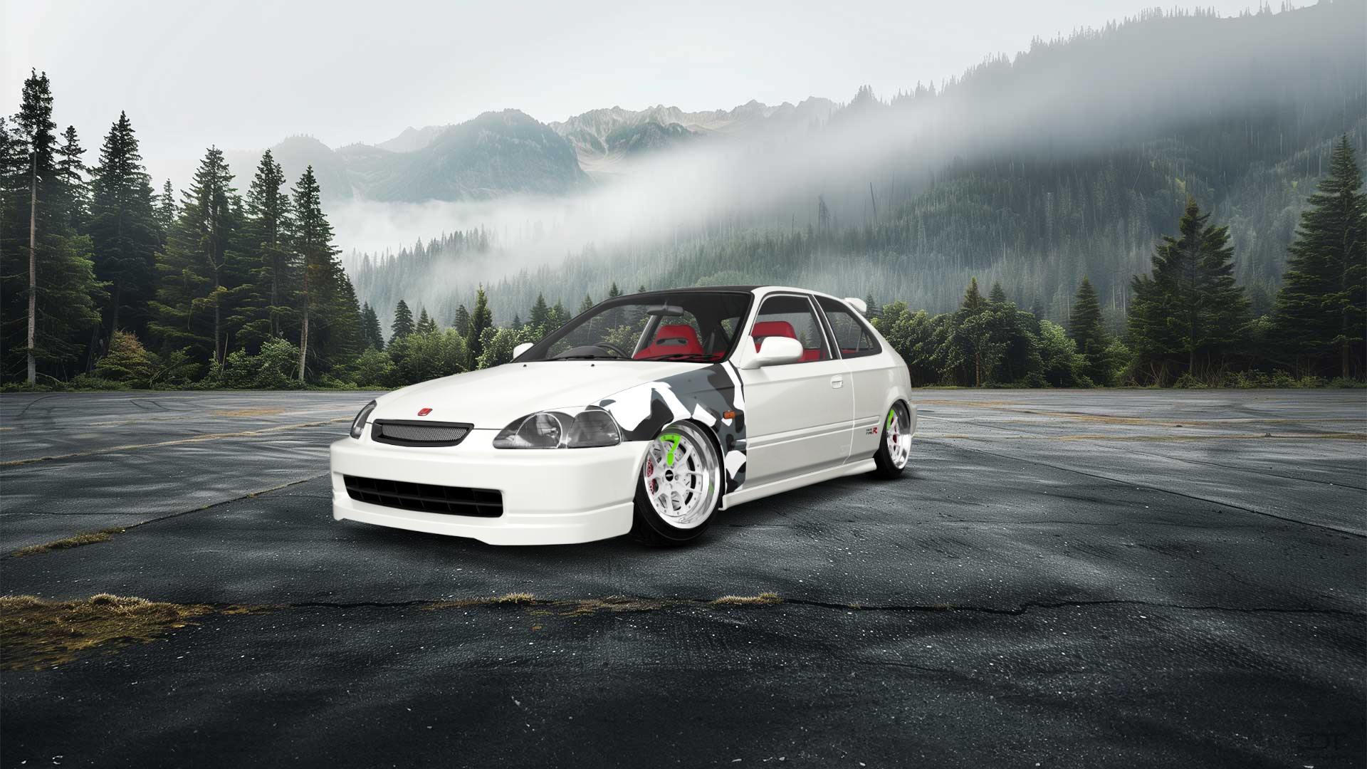 Honda Civic 3 Door Hatchback 1997 tuning