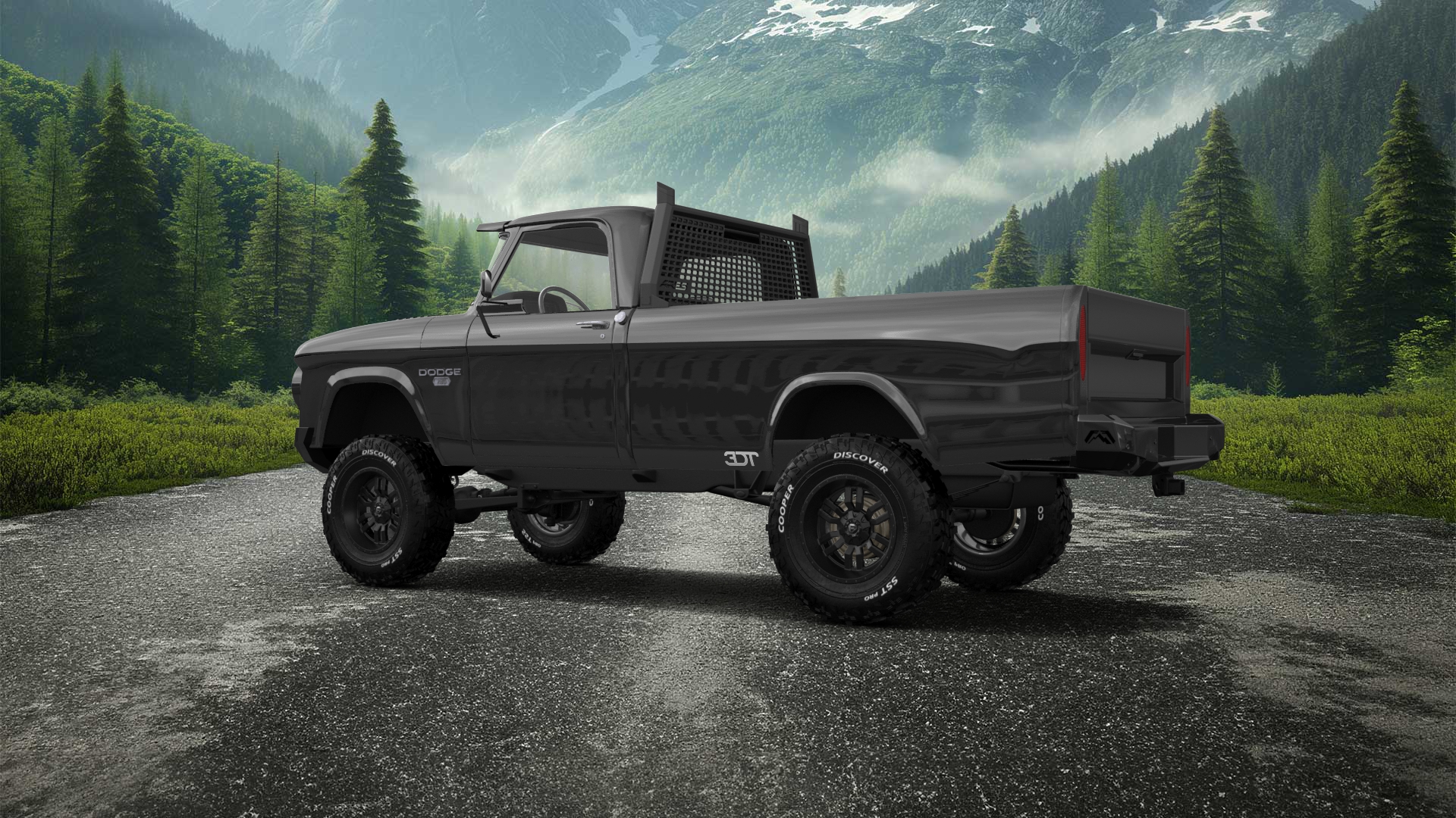 Dodge Power Wagon W200 2 Door pickup truck 1966 tuning