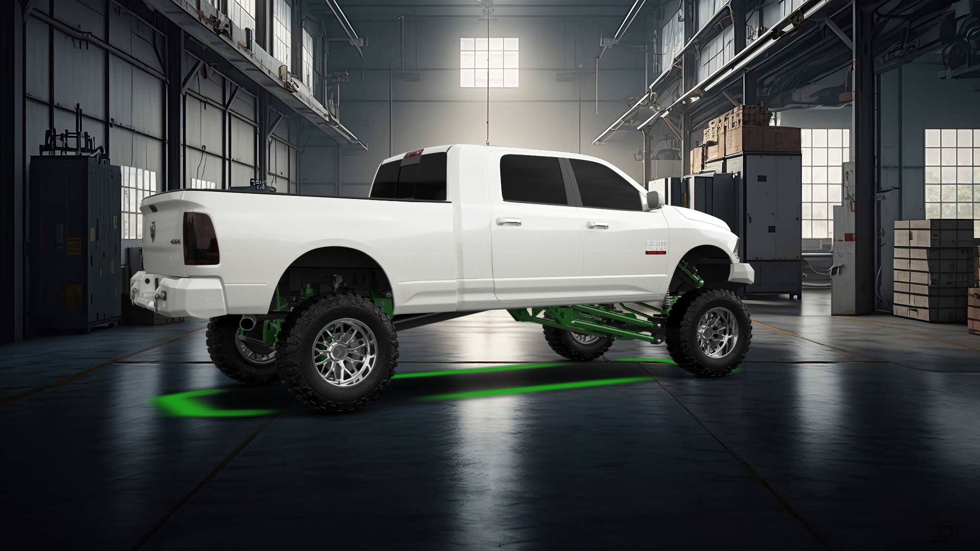 Dodge Ram 2500 Mega Cab 6.4 ft box 4 Door pickup truck 2010