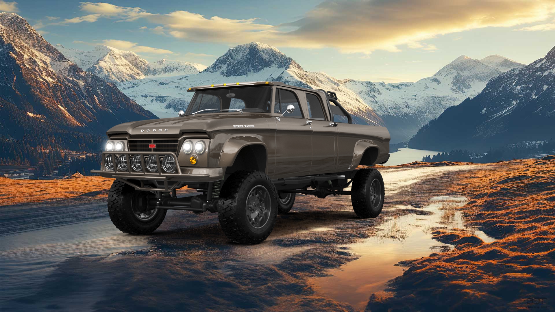 Dodge Power Wagon 4 Door pickup truck 1964