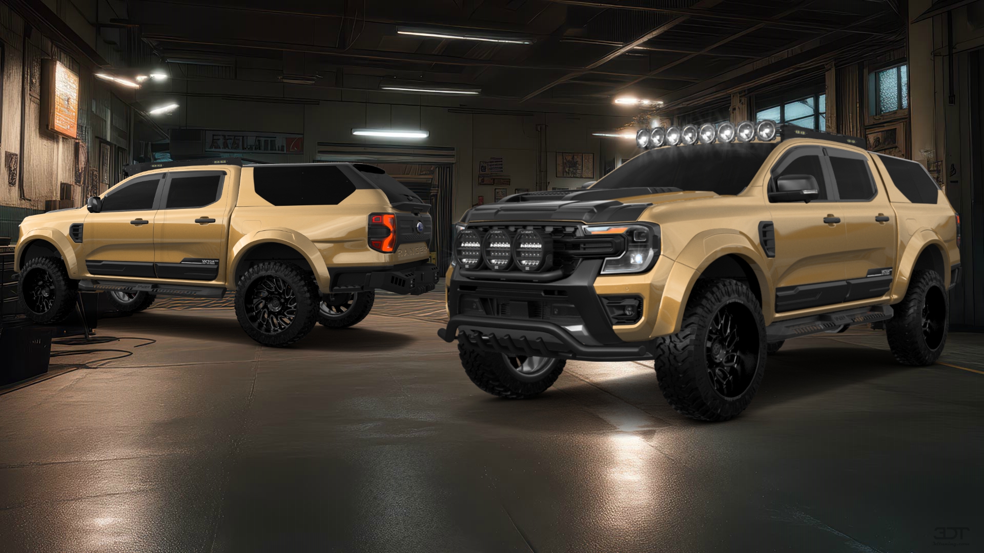 Ford Ranger 4 Door pickup truck 2022 tuning