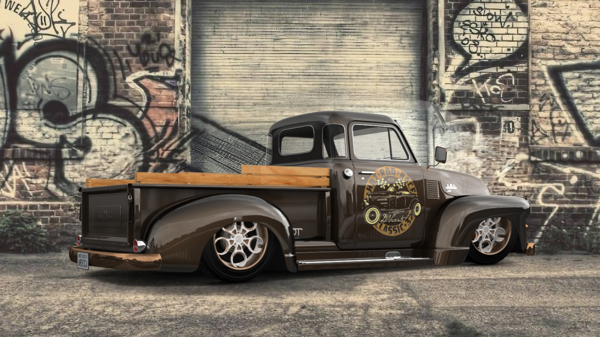 GMC 100 Stepside 2 Door pickup truck 1954 Images
