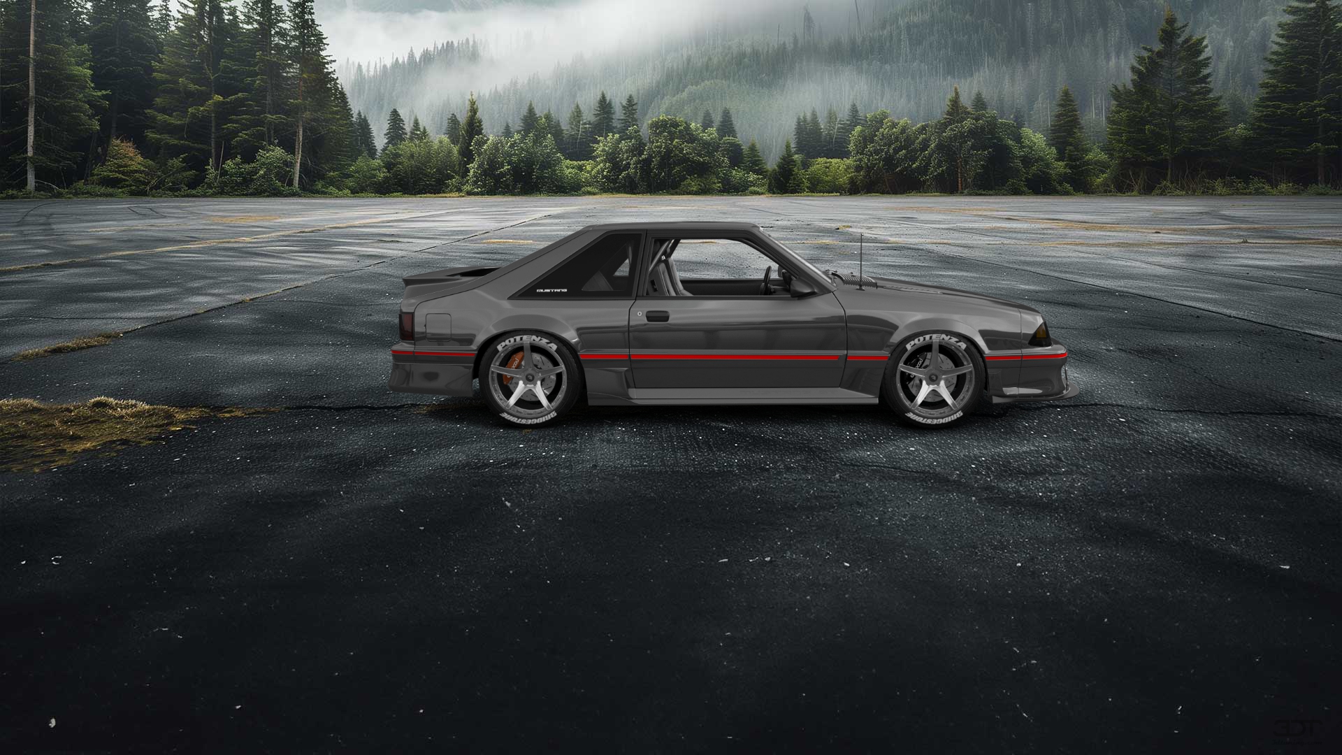 Ford Mustang 3 Door Hatchback 1988 tuning