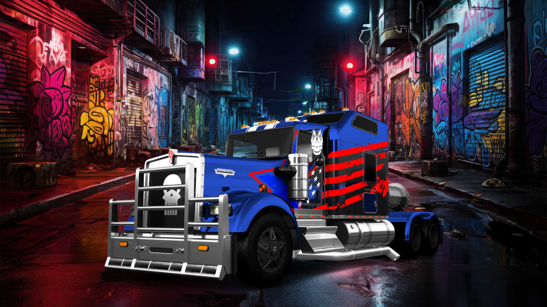 Kenworth W900 Sleeper Cab Truck 2015 tuning