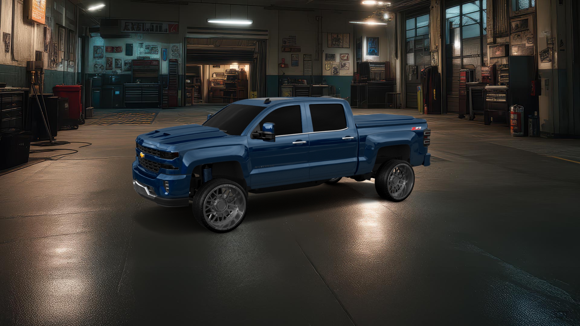 Chevrolet Silverado 1500 4 Door pickup truck 2016 tuning