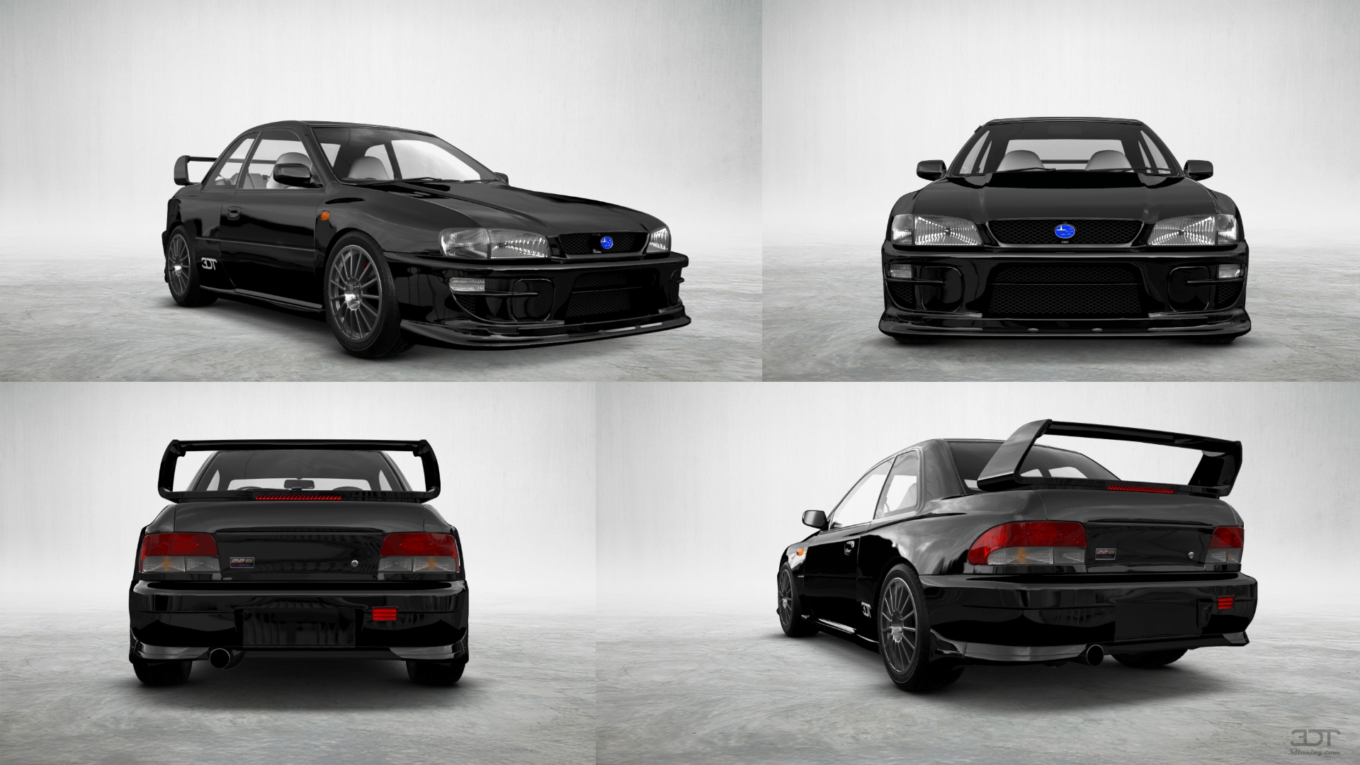 Subaru Impreza WRX STI 22B 2 Door Coupe 2000 tuning