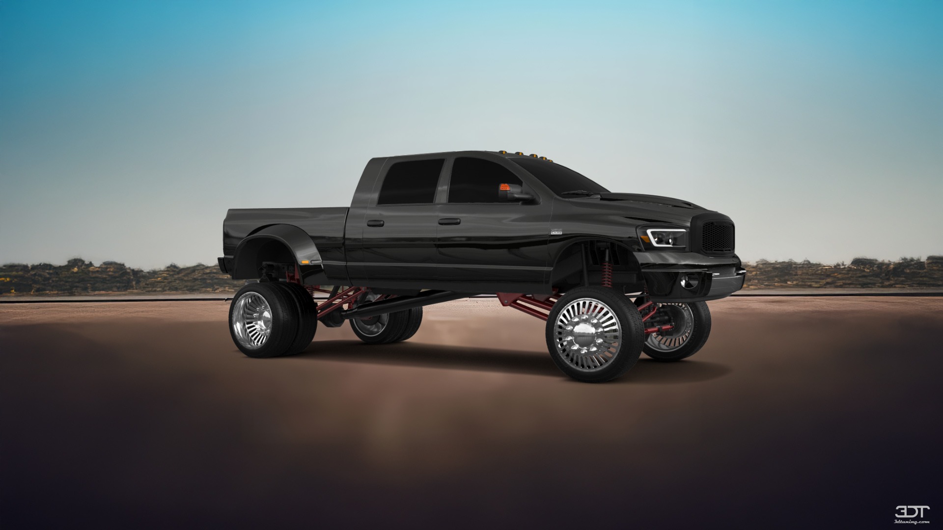 Tuning Dodge Ram 3500 Dually 4 Door pickup truck 2007