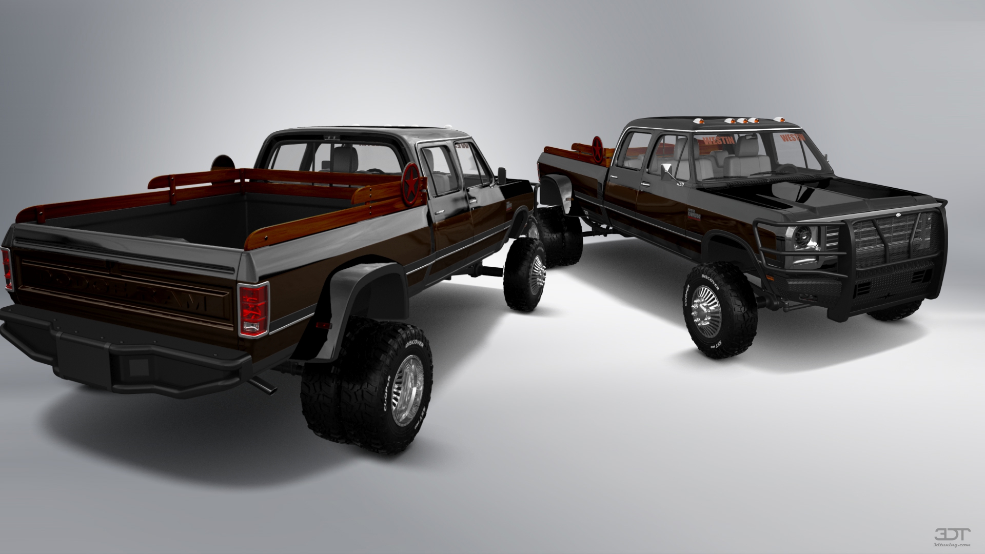 Dodge Ram 350 4 Door pickup truck 1991 tuning