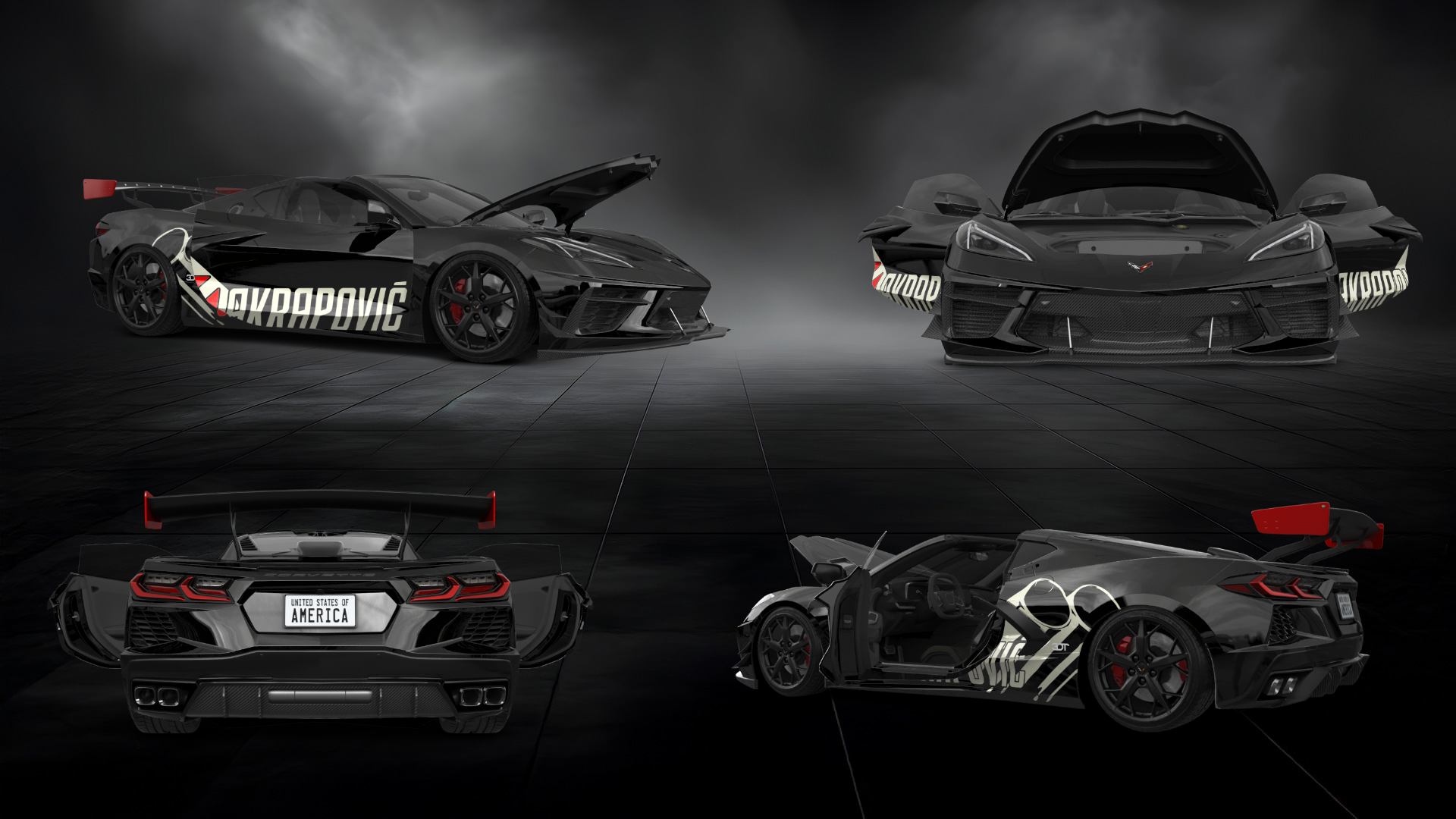 Chevrolet Corvette 2 door targa top 2020