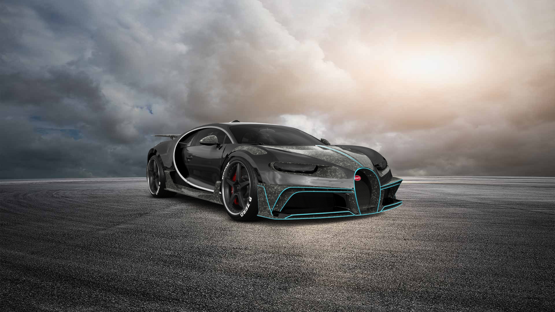 Bugatti Chiron 2 Door Coupe 2016 tuning