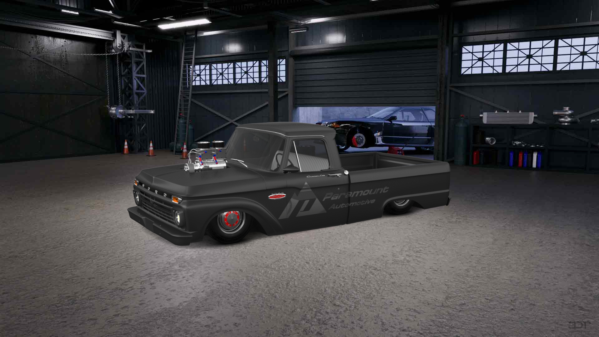 Ford F-100 Custom Cab 2 Door pickup truck 1966