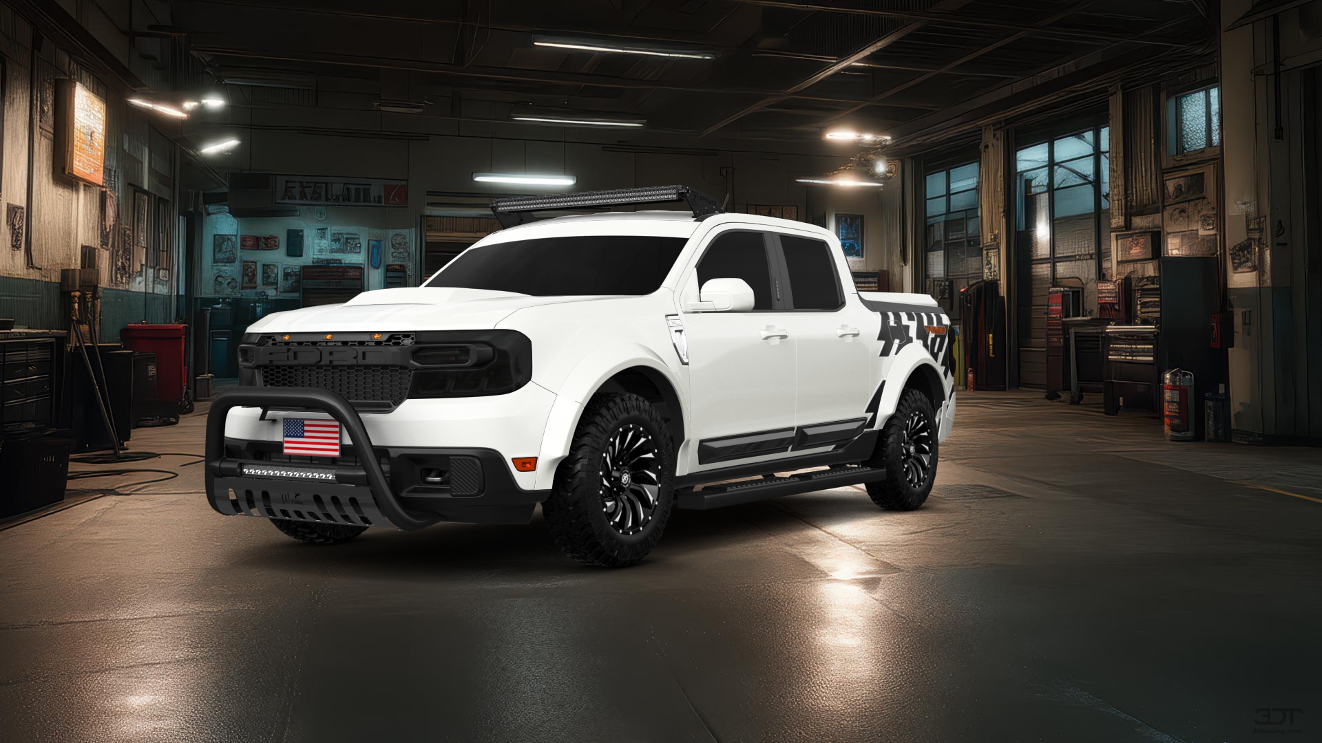 Ford Maverick 4 Door pickup truck 2022 tuning
