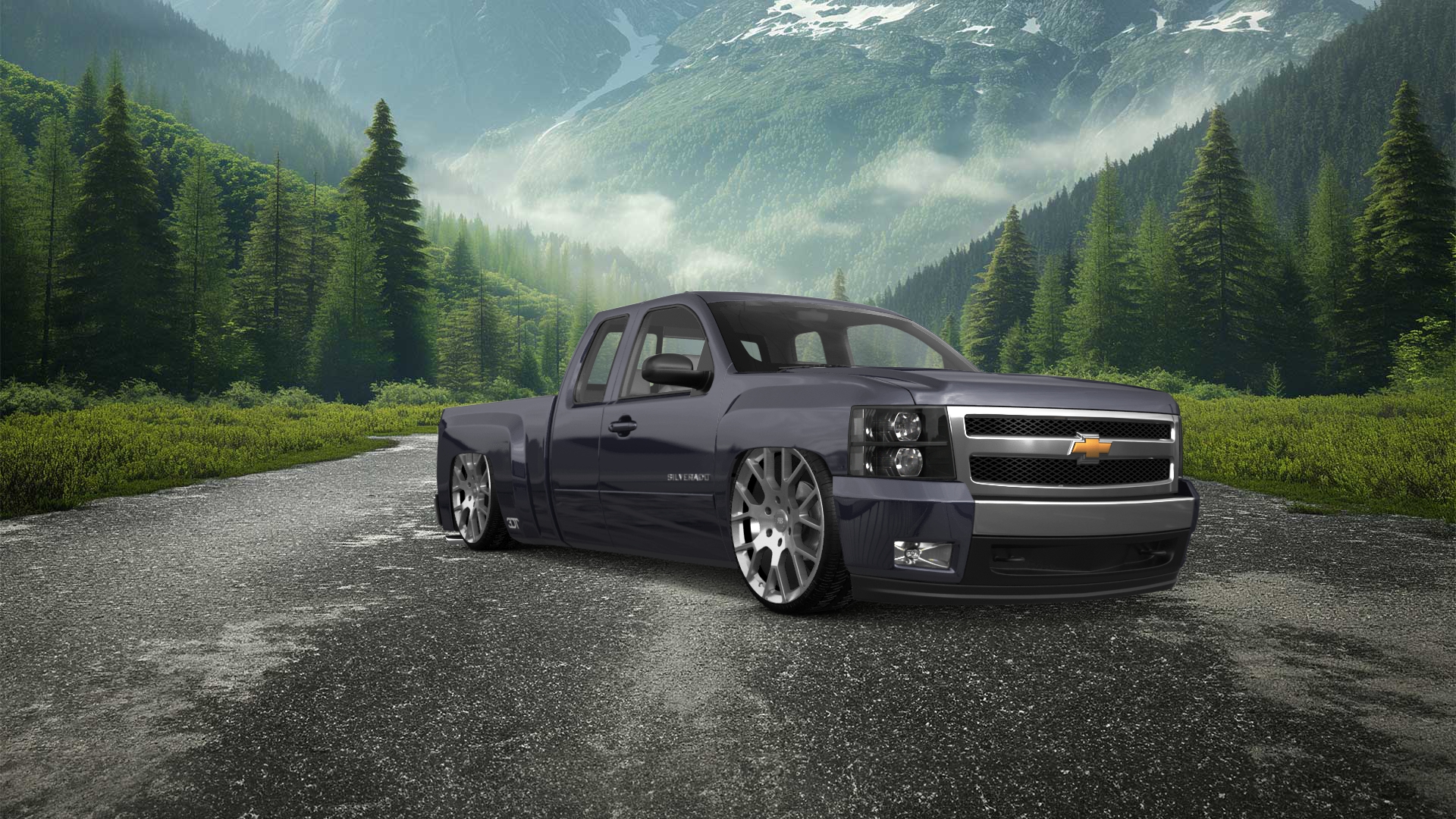 Chevrolet Silverado 1500 6.6 ft box Pickup Truck 2008 tuning