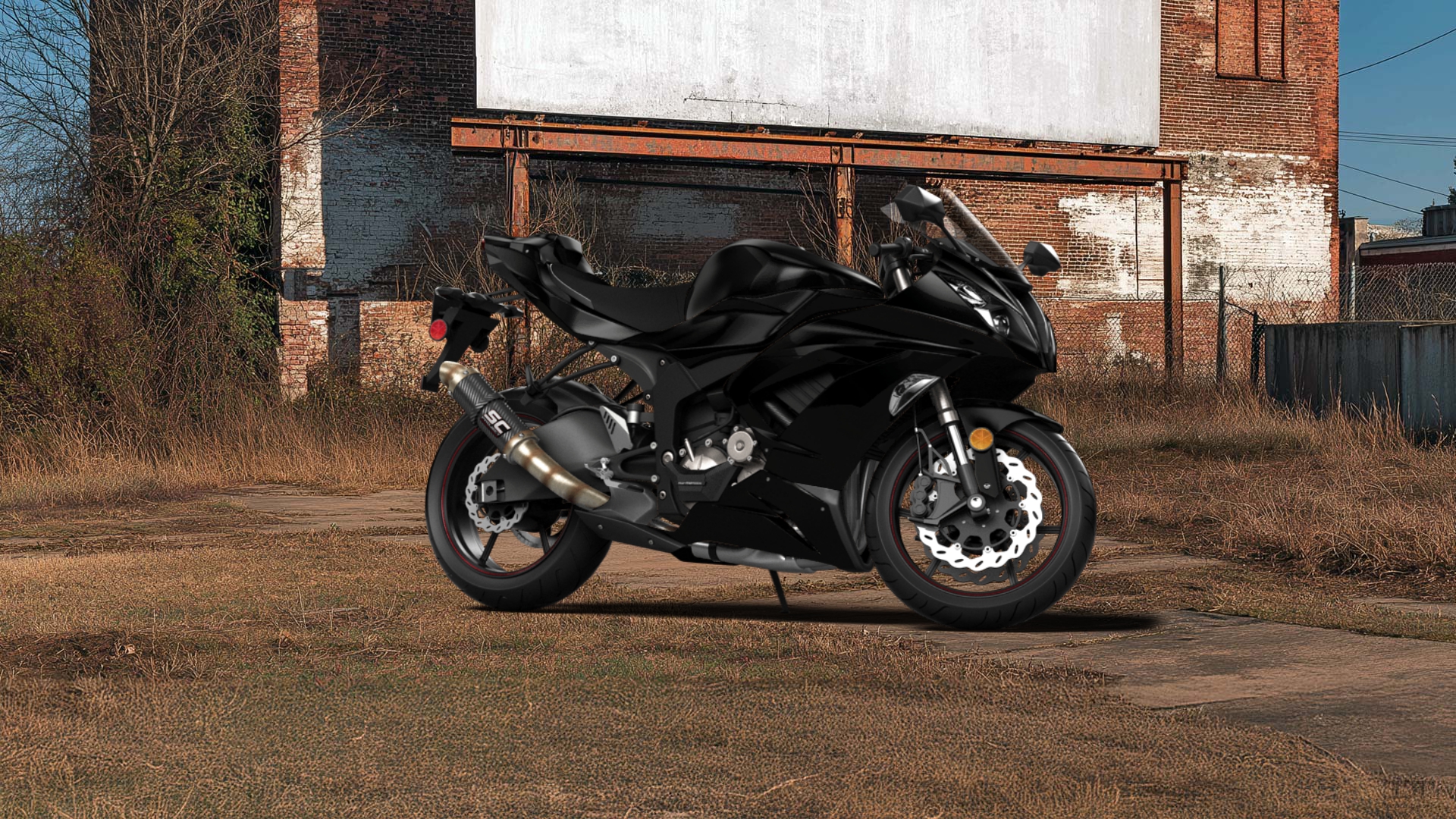 Kawasaki Ninja ZX 6R Sport Bike 2015 tuning