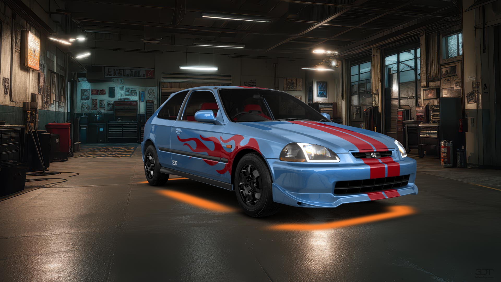 Honda Civic 3 Door Hatchback 1997 tuning