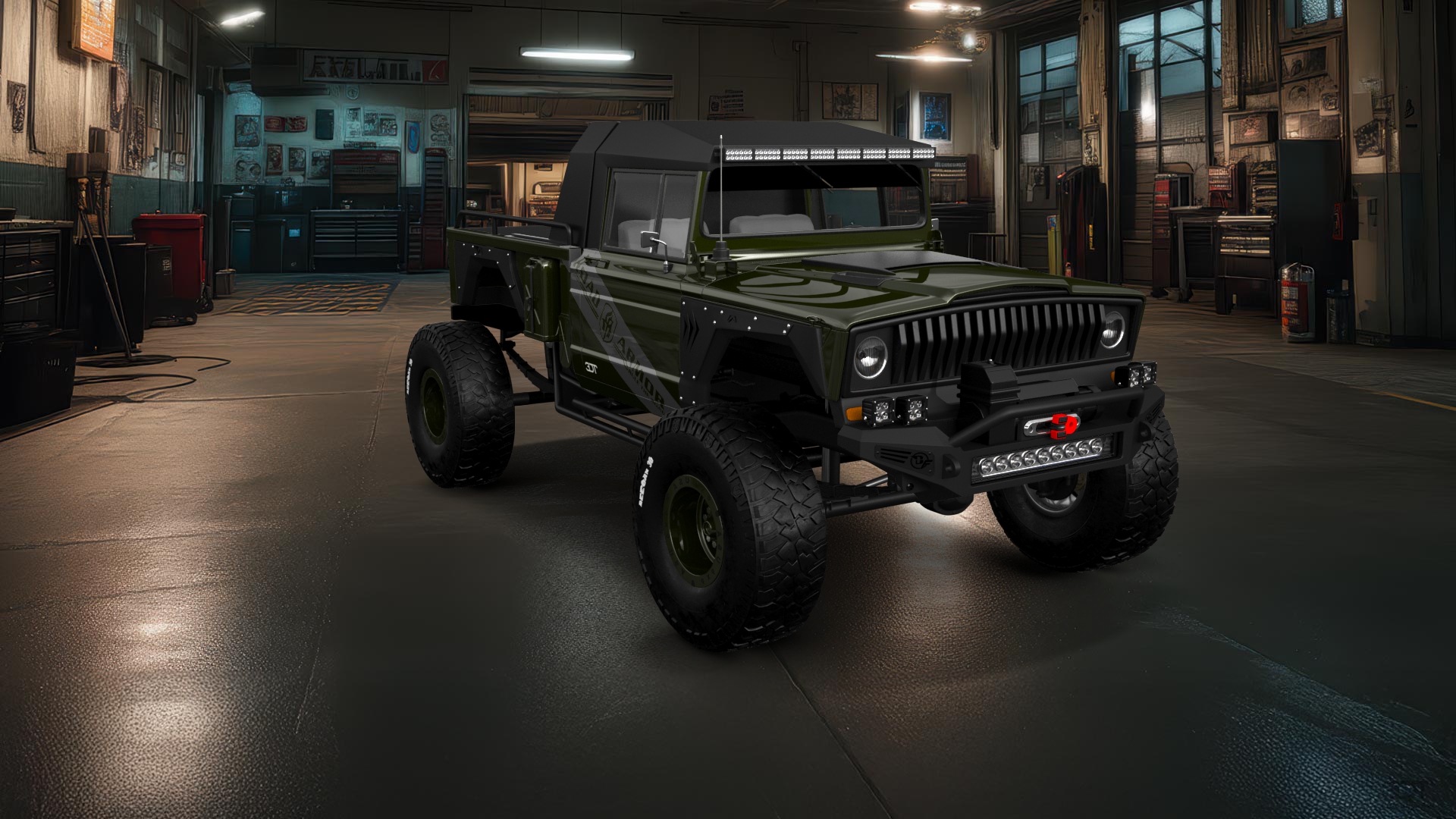 Jeep Kaiser M715 2 Door pickup truck 1968 Images