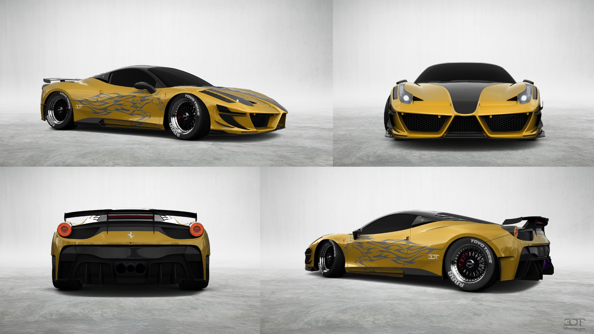 Ferrari 458 Italia 2 door spider 2010 tuning