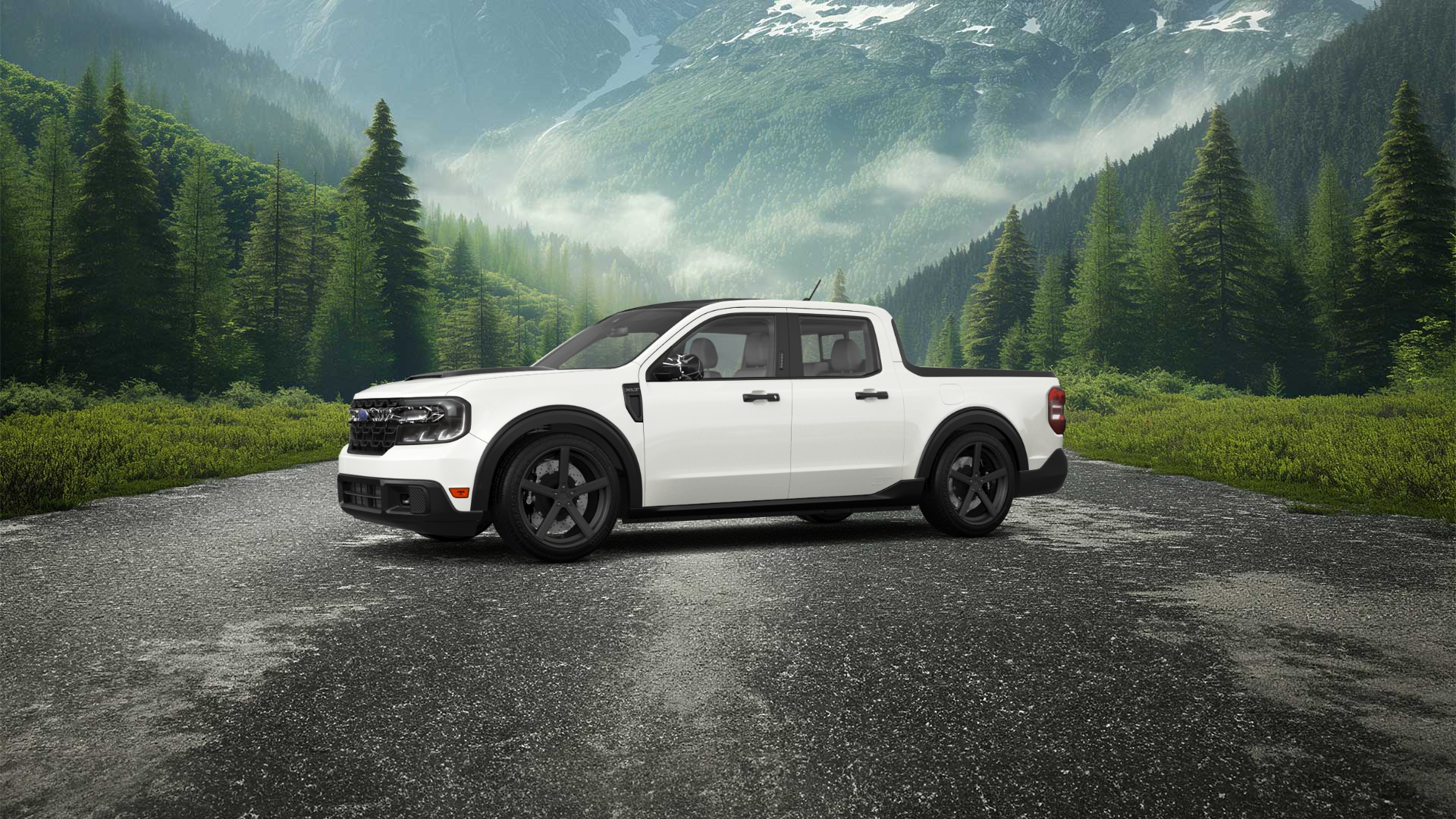 Ford Maverick 4 Door pickup truck 2022 tuning