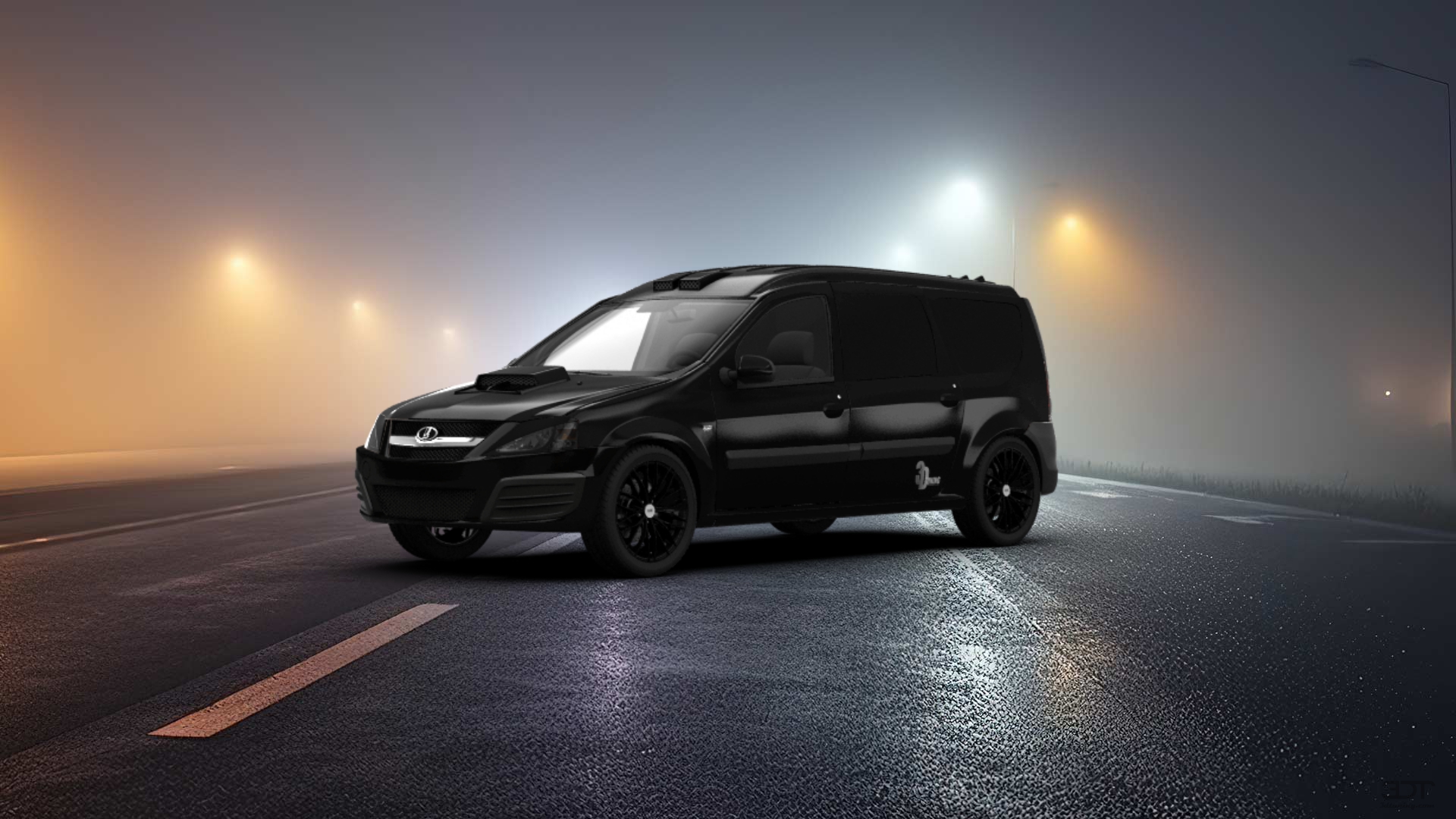 Lada Largus Furgon Van 2012 tuning